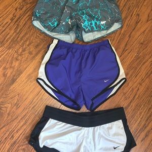 3 pairs of Nike shorts